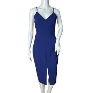 Likely Dress Womens 2 Blue Fitted Bodycon Date‎ Night Happy Hour Cocktail Party